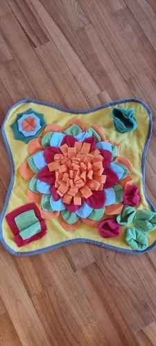 Sniffgrove snuffle mat photographed at home by Jenna T., a verified buyer
