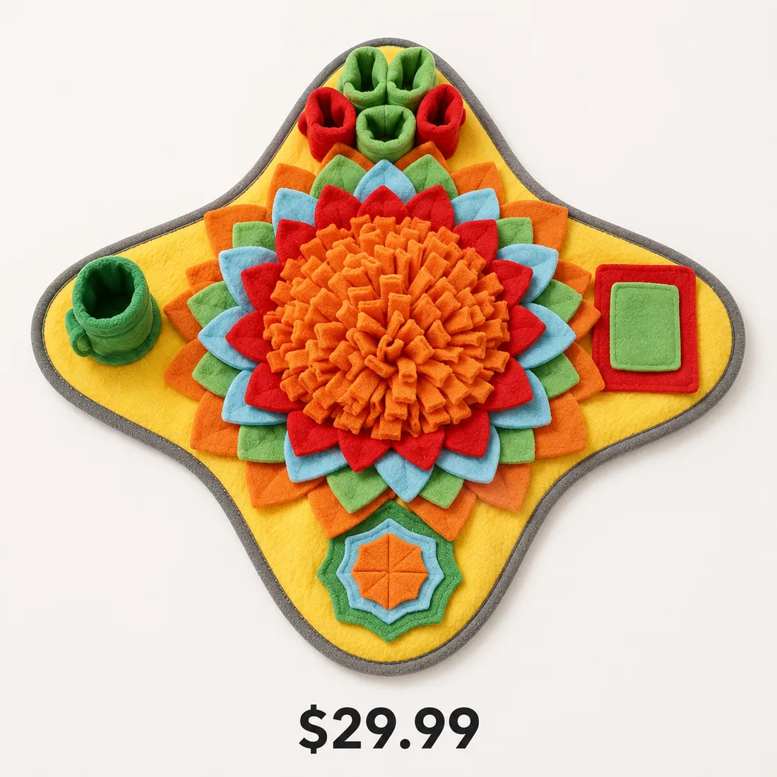 A single Sunny snuffle mat centered on a clean light background, labeled $29.95